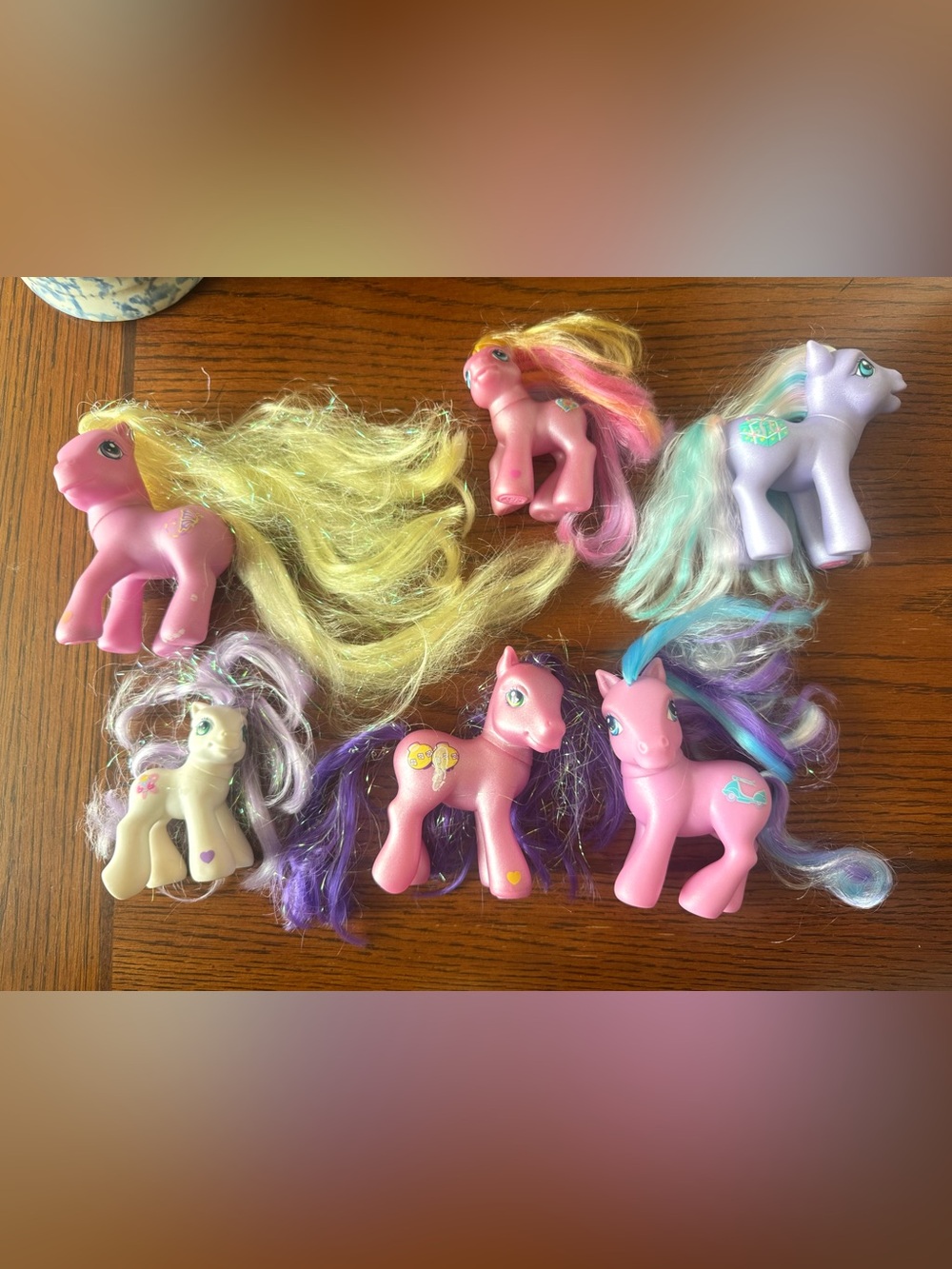 My Little Pony 2002 Lot MLP Wing Song Scooter Baby Goody Gumdrop Kimono Razzaroo